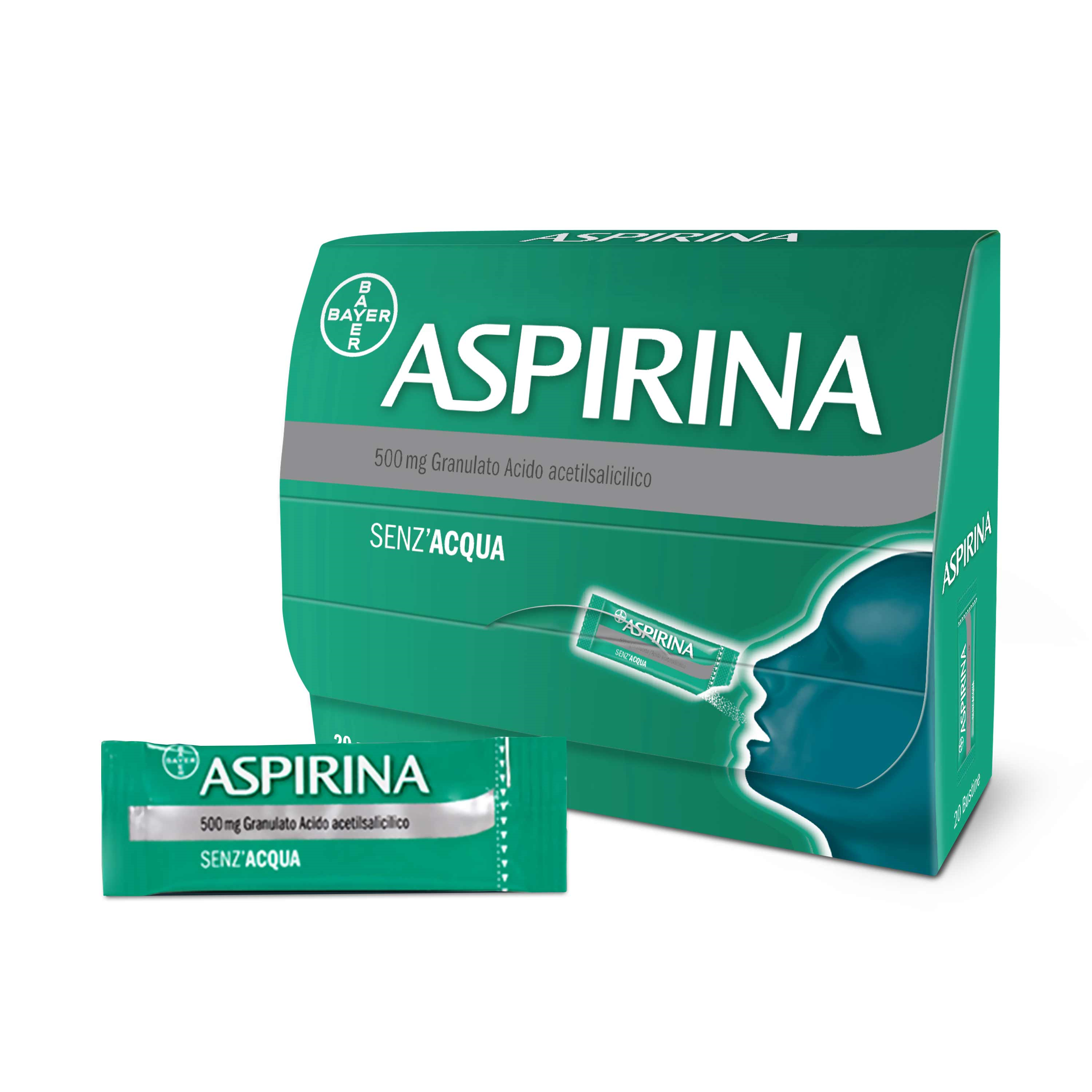 ASPIRINA*OS GRAT 20BUST 500MG - Gruppofarmastore.it