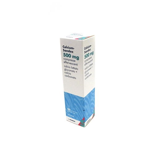 CALCIUM SANDOZ*20CPR EFF 500MG - Gruppofarmastore.it