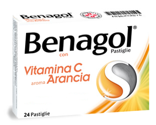 BENAGOL VIT C*24PAST ARANCIA - Gruppofarmastore.it