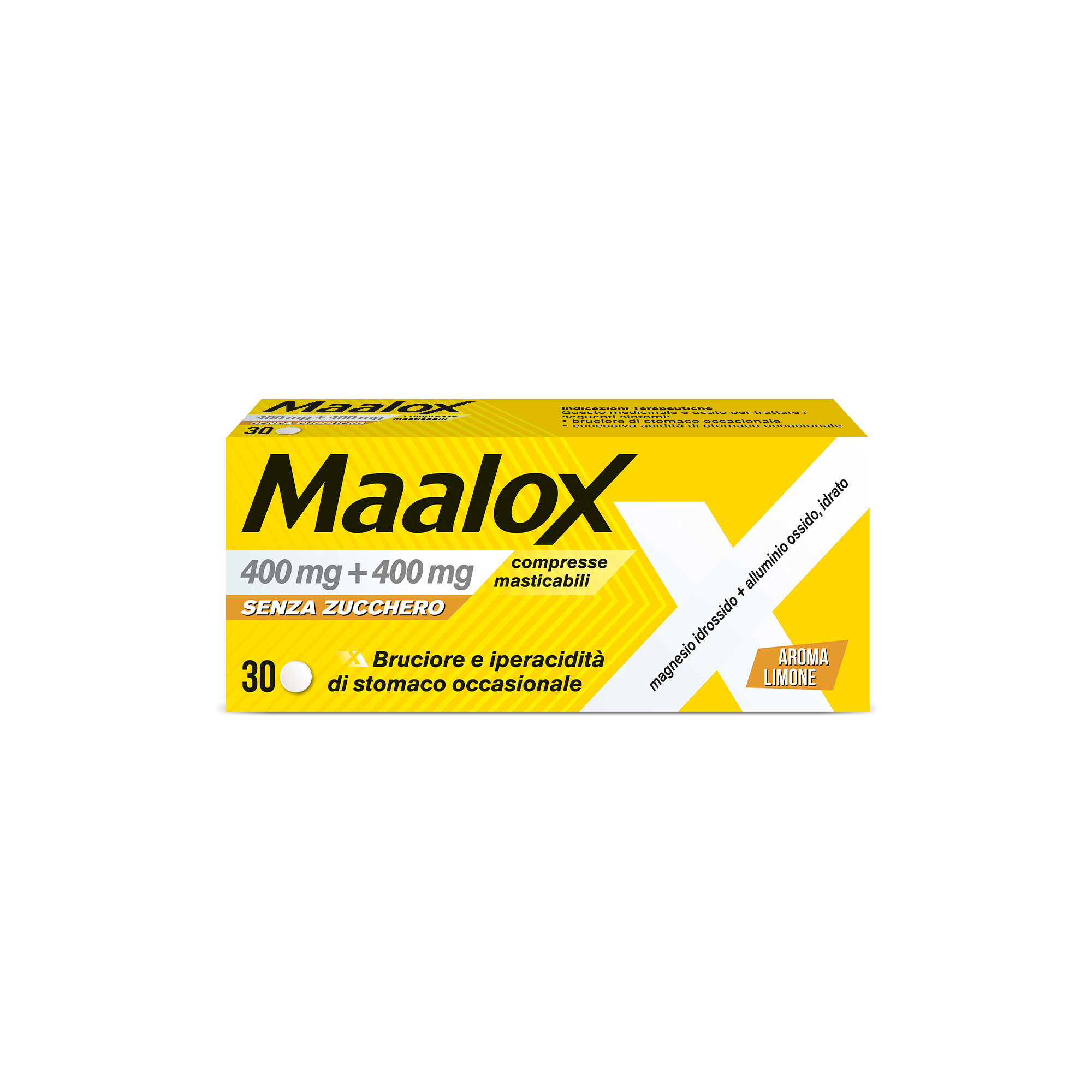 MAALOX*S/Z 30CPR LIMO400+400MG - Gruppofarmastore.it