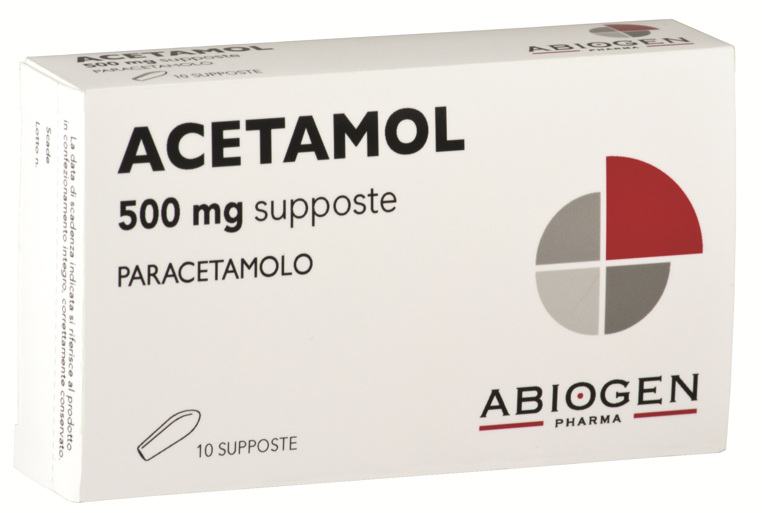 ACETAMOL*10SUPP 500MG - Gruppofarmastore.it