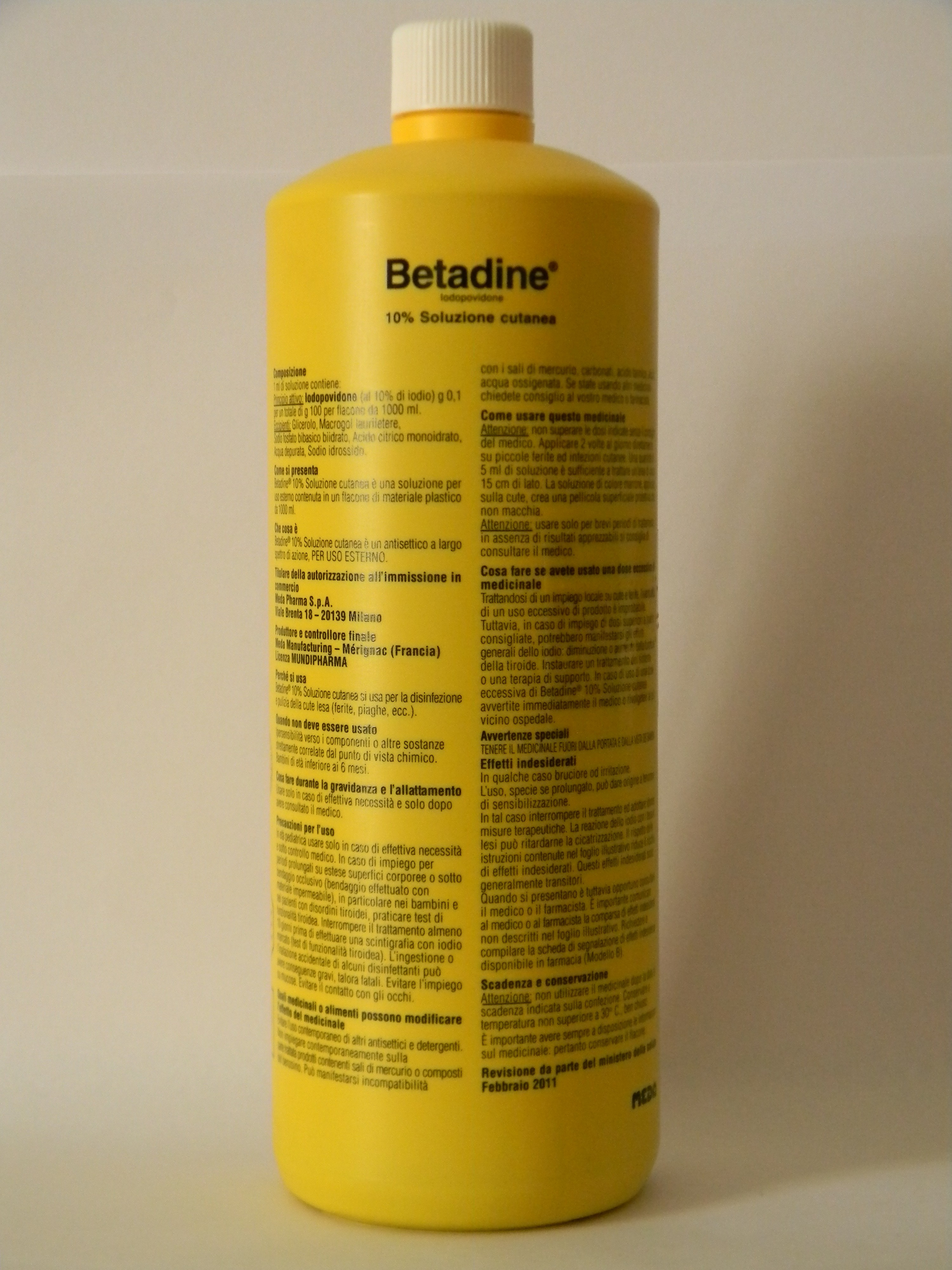 BETADINE*SOLUZ CUT FL 1000ML - Gruppofarmastore.it