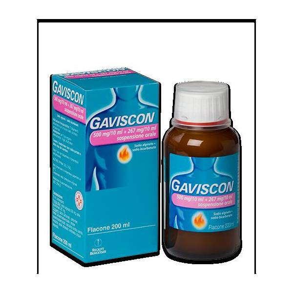 GAVISCON*OS 500MG+267MG/10ML - Gruppofarmastore.it