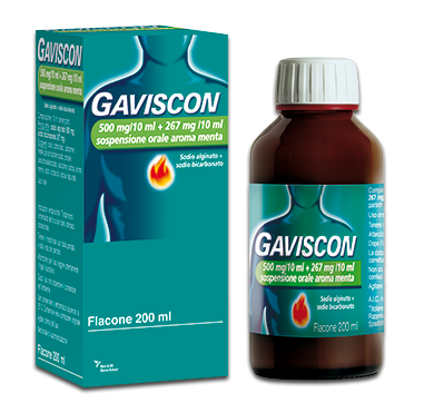 GAVISCON*OS 500+267MG/10ML MEN - Gruppofarmastore.it