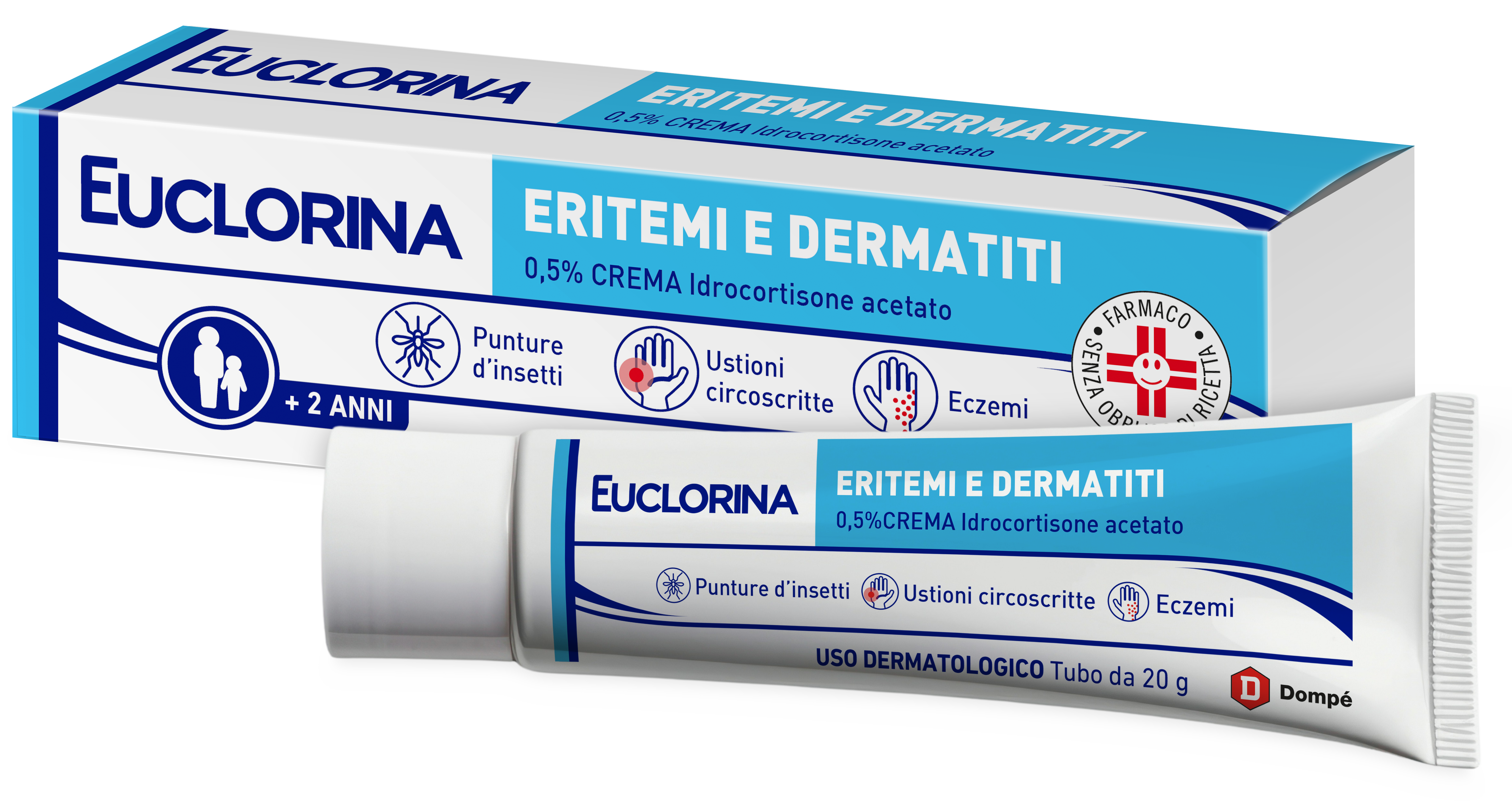 EUCLORINA ERITEMI*CR 20G 0,5% - Gruppofarmastore.it