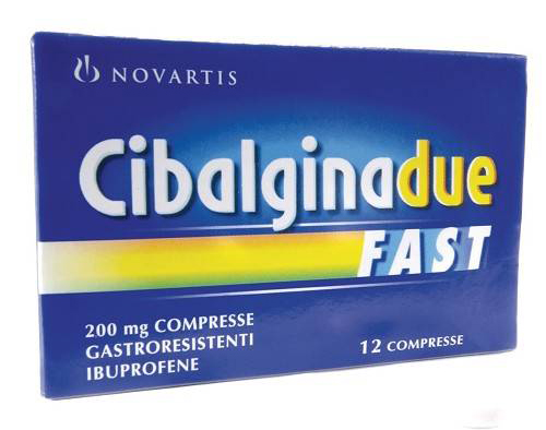 CIBALGINA DUE FAST*12CPR 200MG - Gruppofarmastore.it