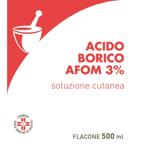 ACIDO BORICO AFOM*3% 500ML - Gruppofarmastore.it