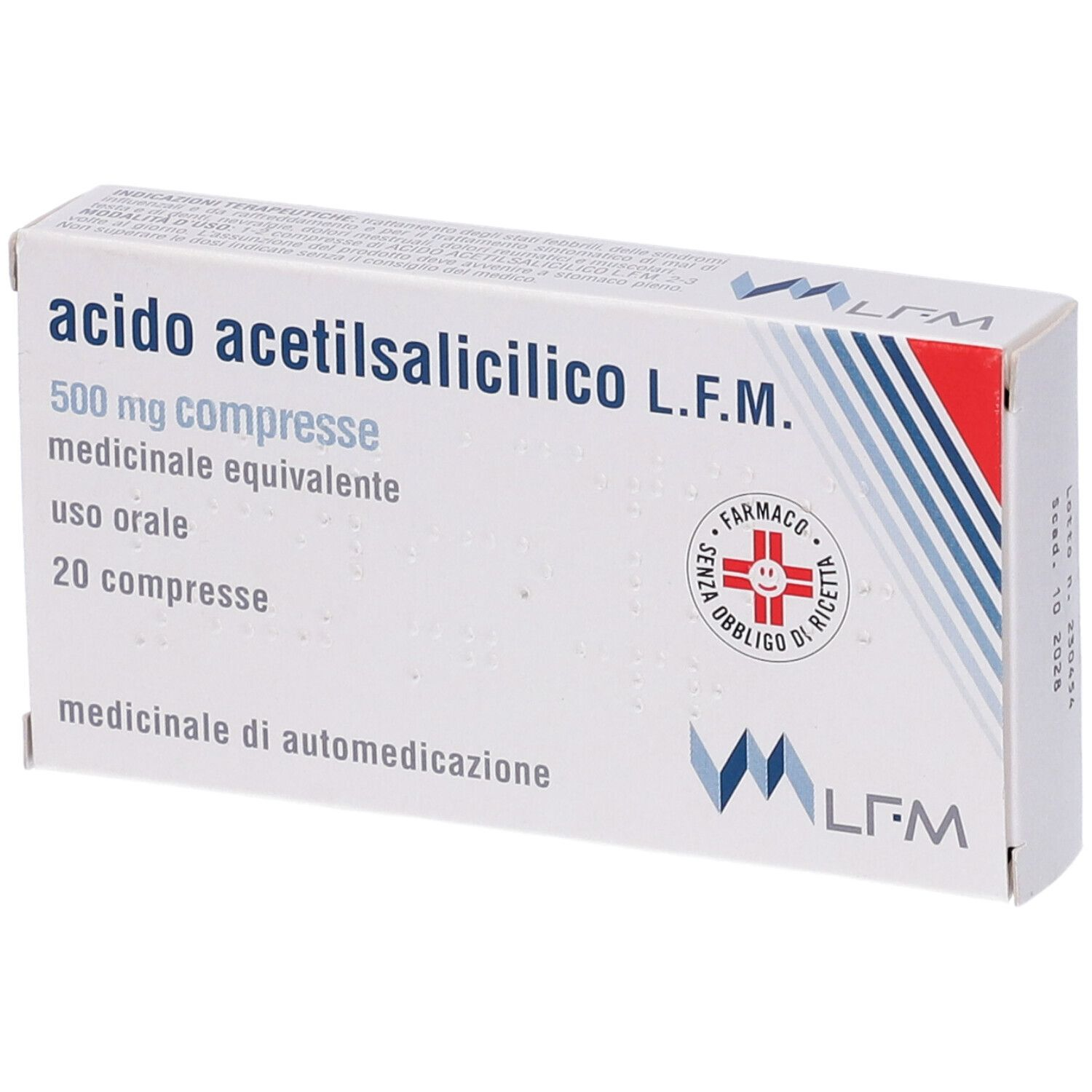 ACIDO ACETILSALIC LFM*20CPR500 - Gruppofarmastore.it