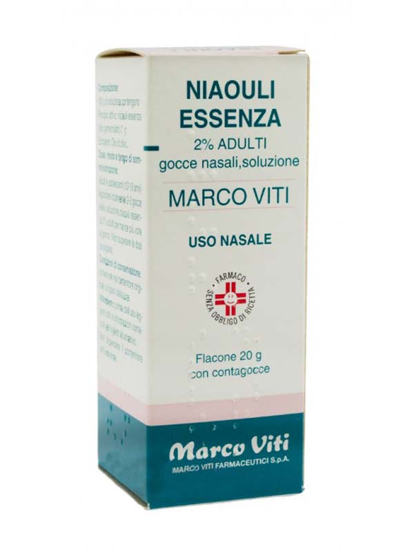 NIAOULI ESSENZA MV*2% GTT 20G - Gruppofarmastore.it