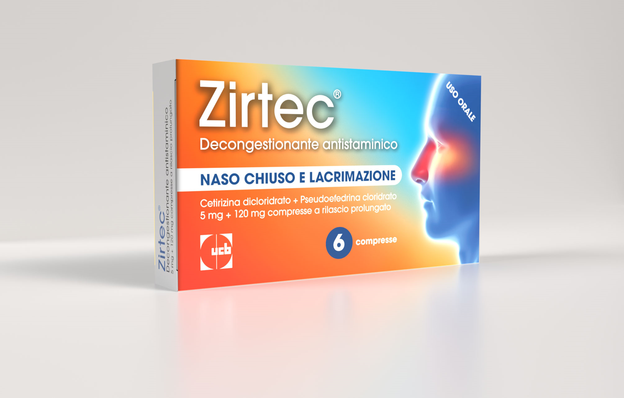 ZIRTEC DECONG ANT*6CPR 5+120MG - Gruppofarmastore.it