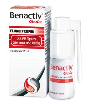 BENACTIV GOLA*SPRAY 15ML 0,25% - Gruppofarmastore.it