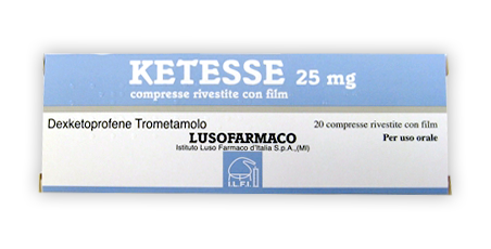 KETESSE*20CPR RIV 25MG - Gruppofarmastore.it