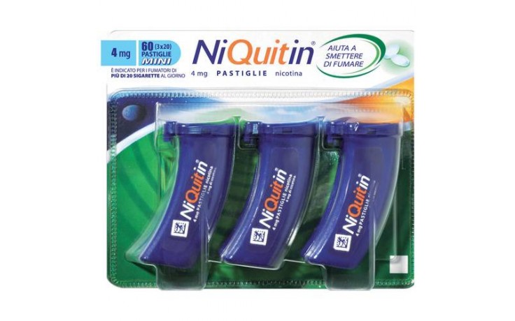 NIQUITIN*60PASTL 4MG MENTA FL - Gruppofarmastore.it