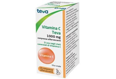 VITAMINA C TEVA*10CPR EFF 1G - Gruppofarmastore.it