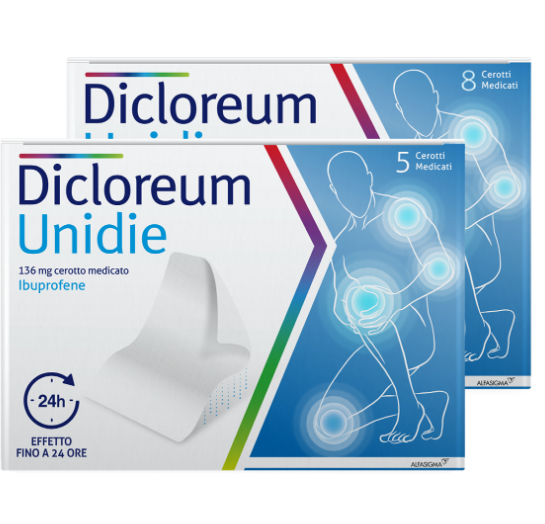 DICLOREUM UNIDIE*5CER 136MG24H - Gruppofarmastore.it