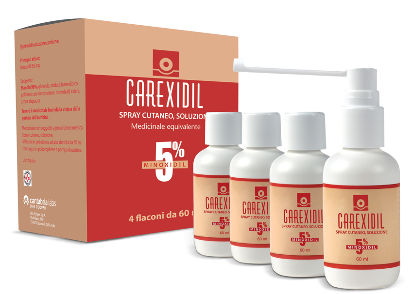 CAREXIDIL*4FL SOLUZ CUT 60ML5% - Gruppofarmastore.it