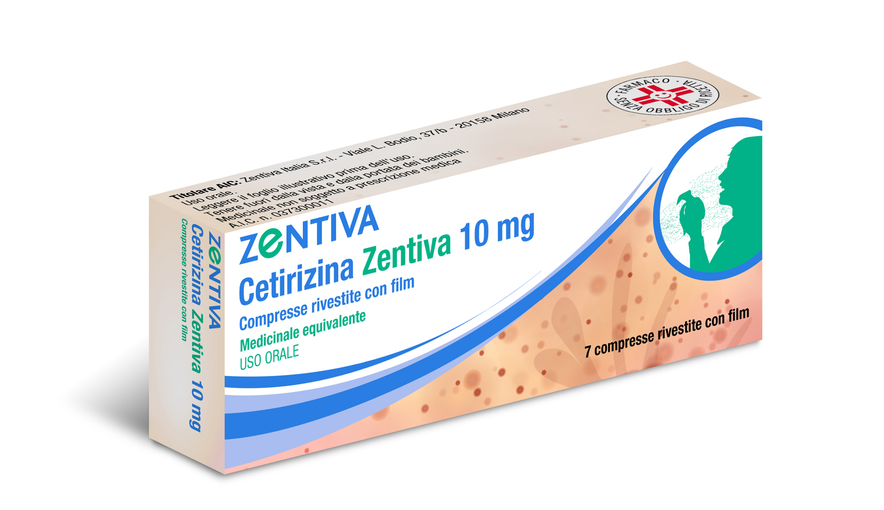 CETIRIZINA ZENT*7CPR RIV 10MG - Gruppofarmastore.it