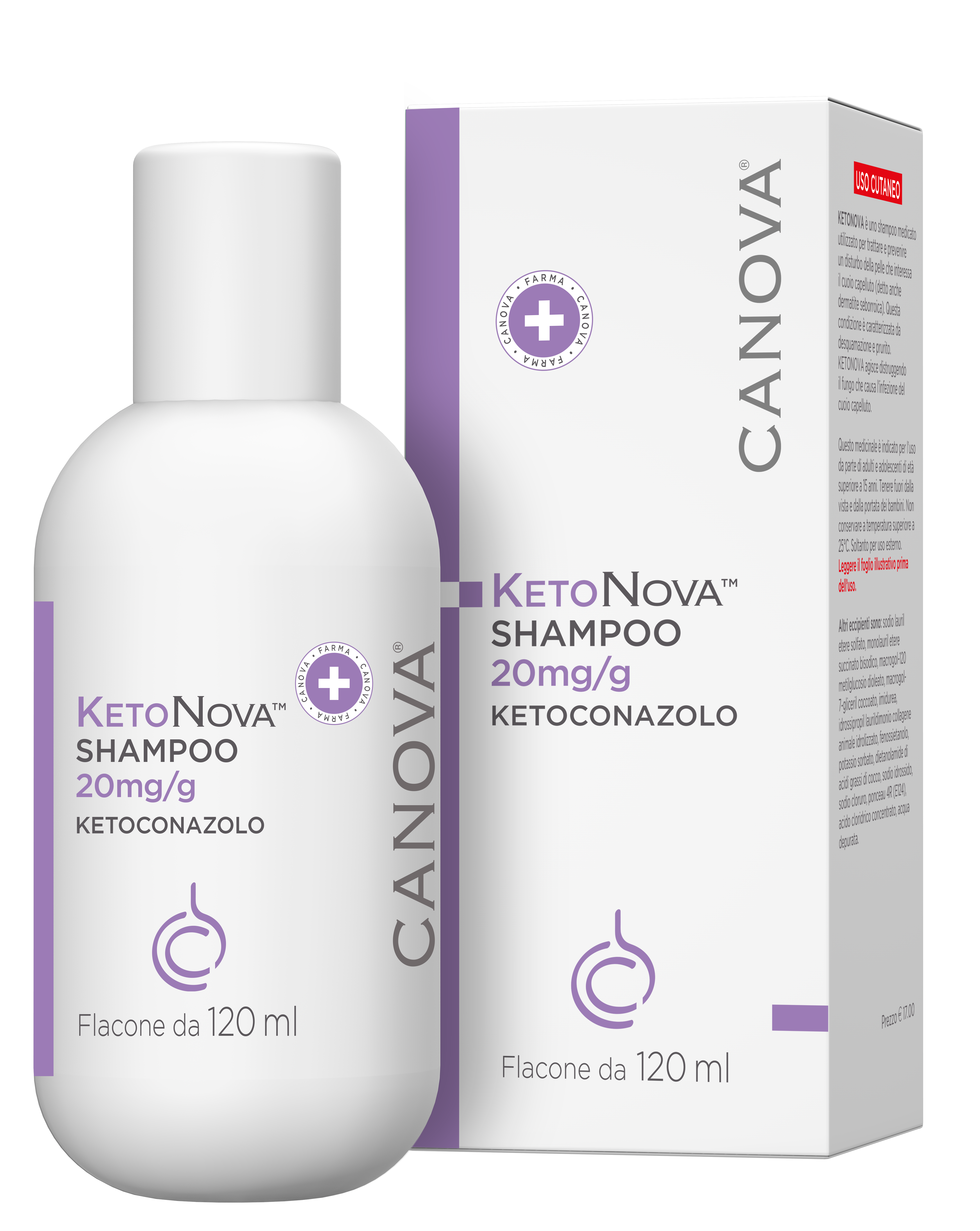 KETONOVA*SHAMPOO 120ML 20MG/G - Gruppofarmastore.it