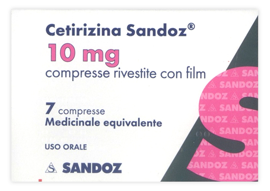 CETIRIZINA SAND*7CPR RIV 10MG - Gruppofarmastore.it