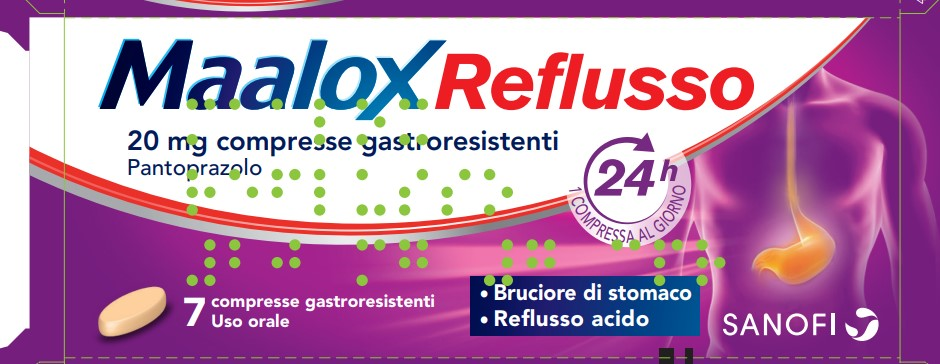 MAALOX REFLUSSO*7CPR 20MG - Gruppofarmastore.it