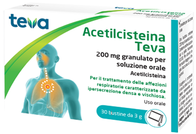 ACETILCISTEINA TEVA*30BS 200MG - Gruppofarmastore.it