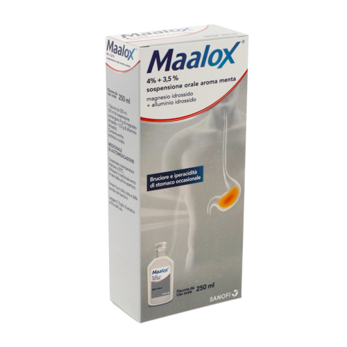 MAALOX*OS SOSP 250ML 4%+3,5% - Gruppofarmastore.it