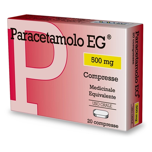 PARACETAMOLO EG*20CPR 500MG - Gruppofarmastore.it