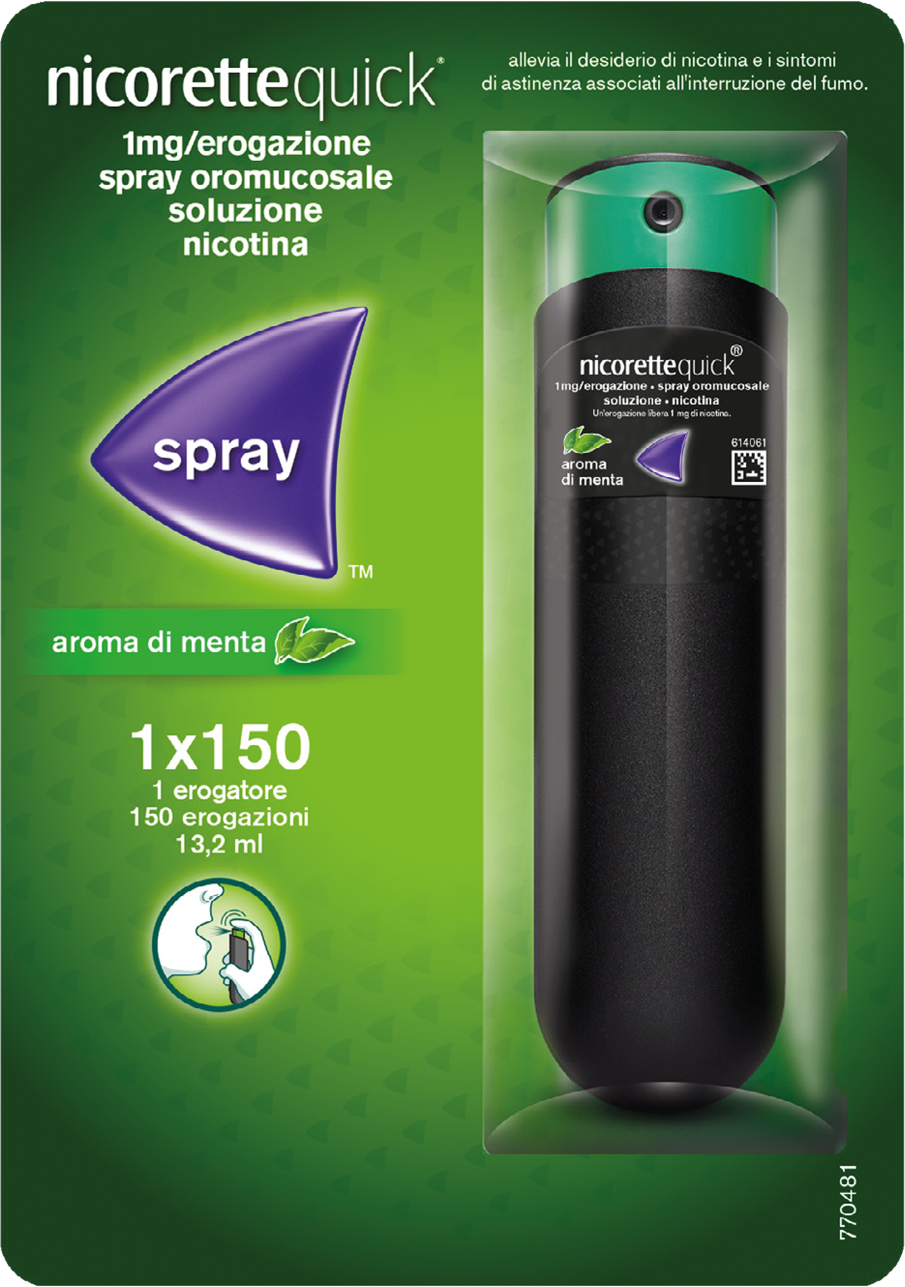 NICORETTEQUICK*SPRAY 1FL 150D - Gruppofarmastore.it