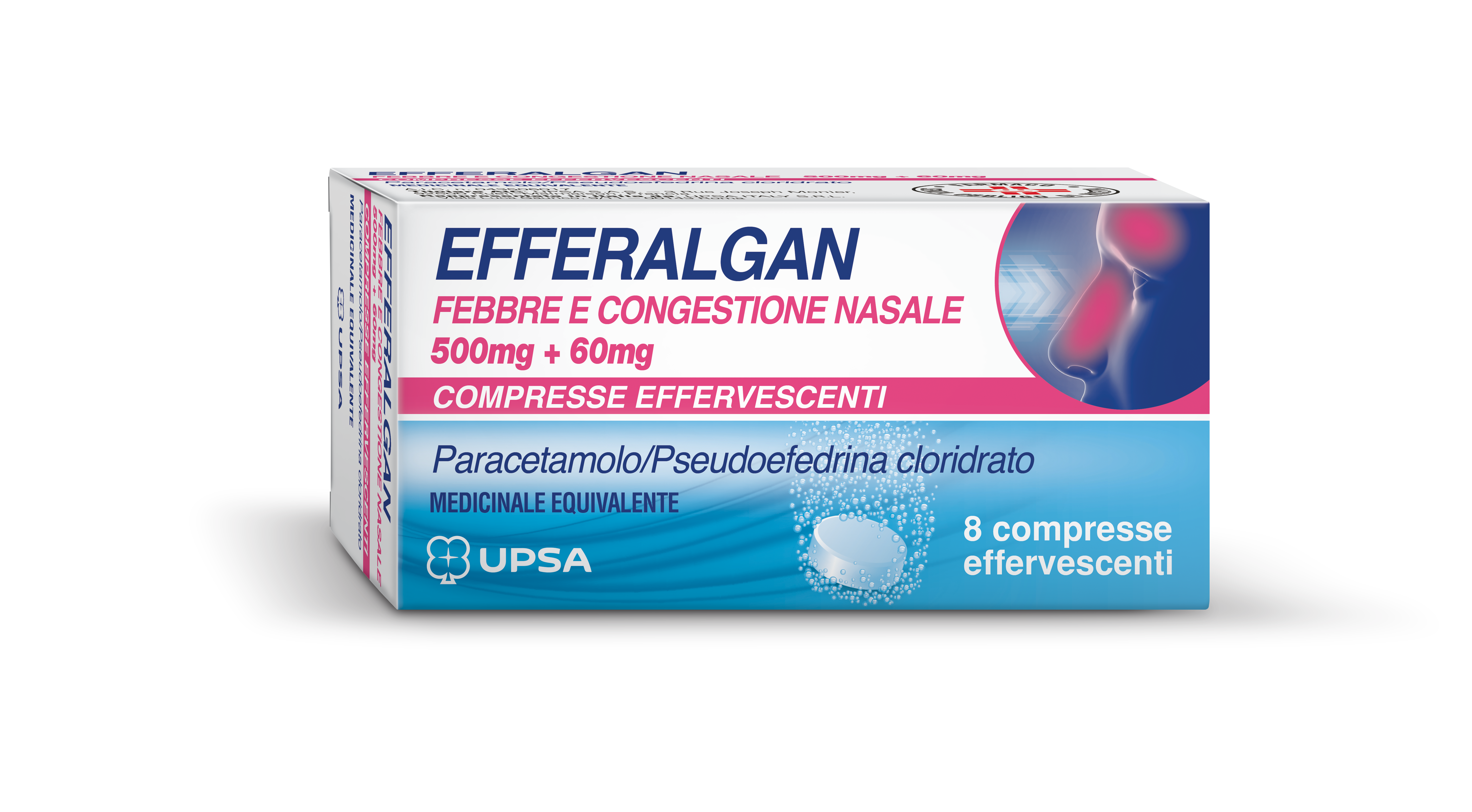 LEVIOFLU*8CPR EFF 500MG+60MG - Gruppofarmastore.it