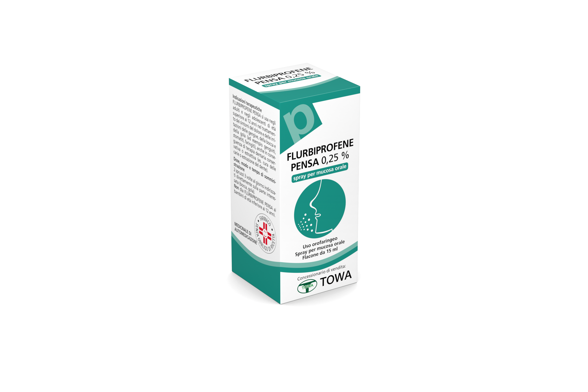 FLURBIPROFENE PE*OS SPRAY 15ML - Gruppofarmastore.it