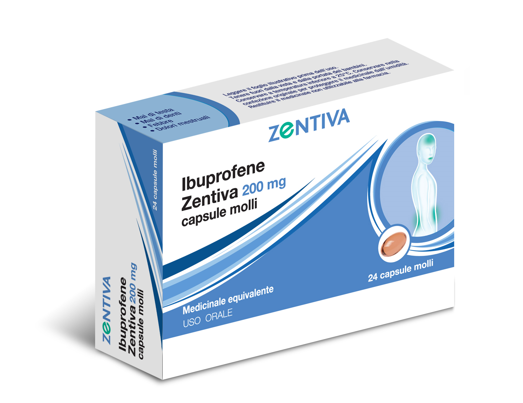 IBUPROFENE ZEN*24CPS MOL 200MG - Gruppofarmastore.it