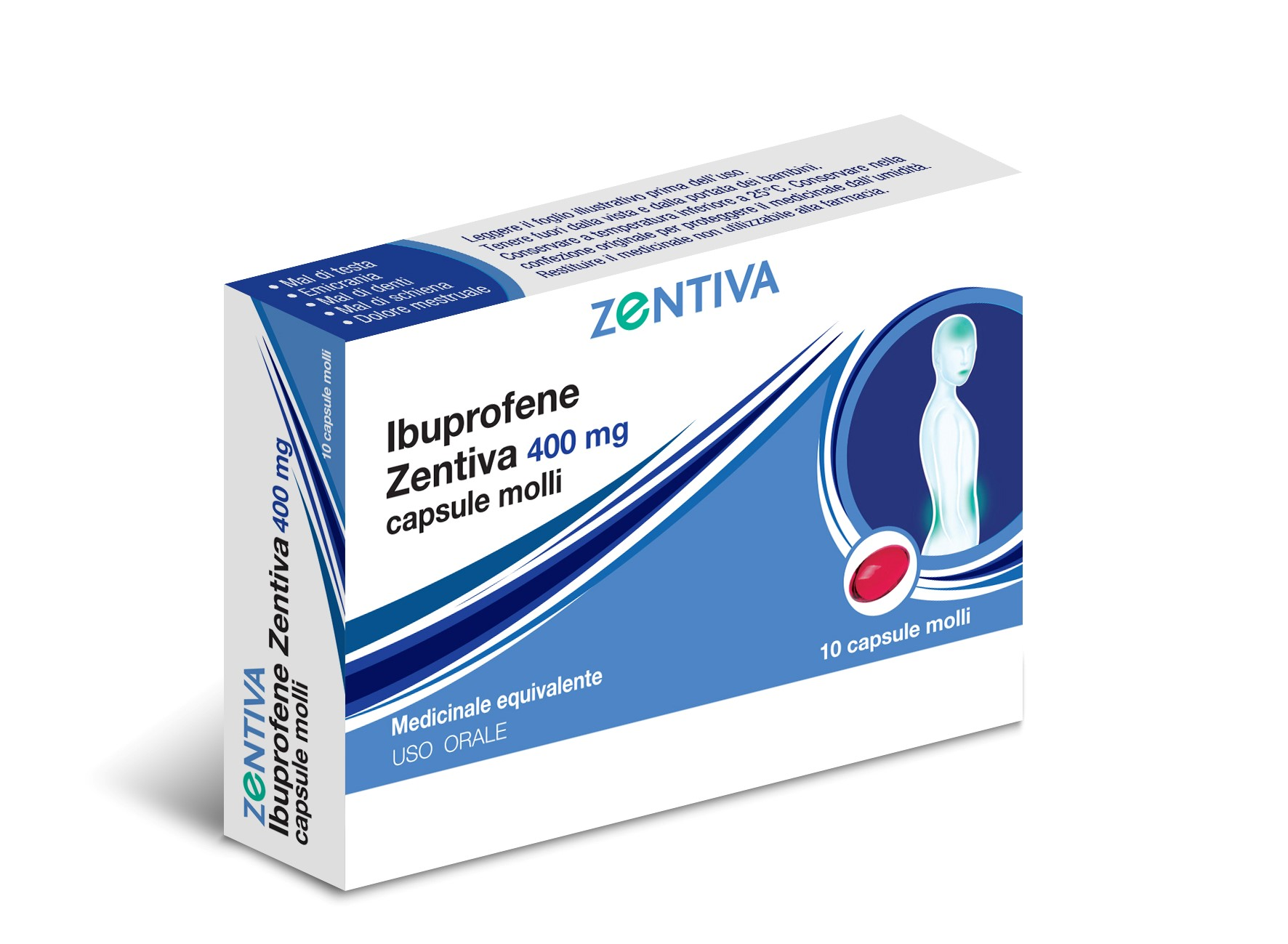 IBUPROFENE ZEN*10CPS MOL 400MG - Gruppofarmastore.it
