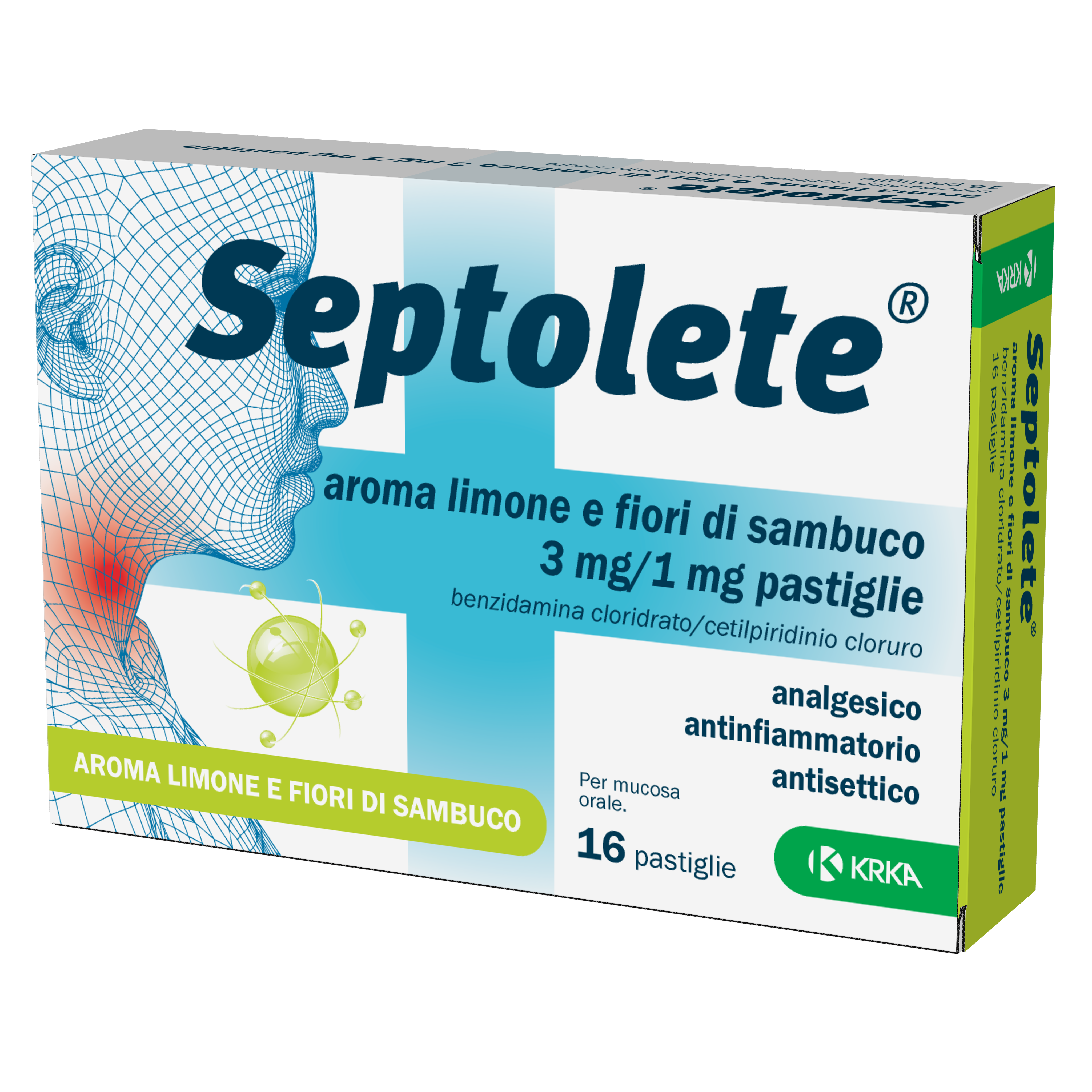 SEPTOLETE*16PAST3+1MG LIM FIOR - Gruppofarmastore.it