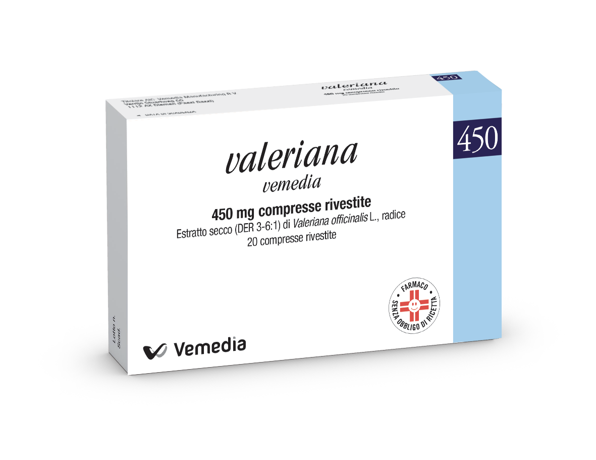 VALERIANA VEMEDIA*20CPR RIV450 - Gruppofarmastore.it