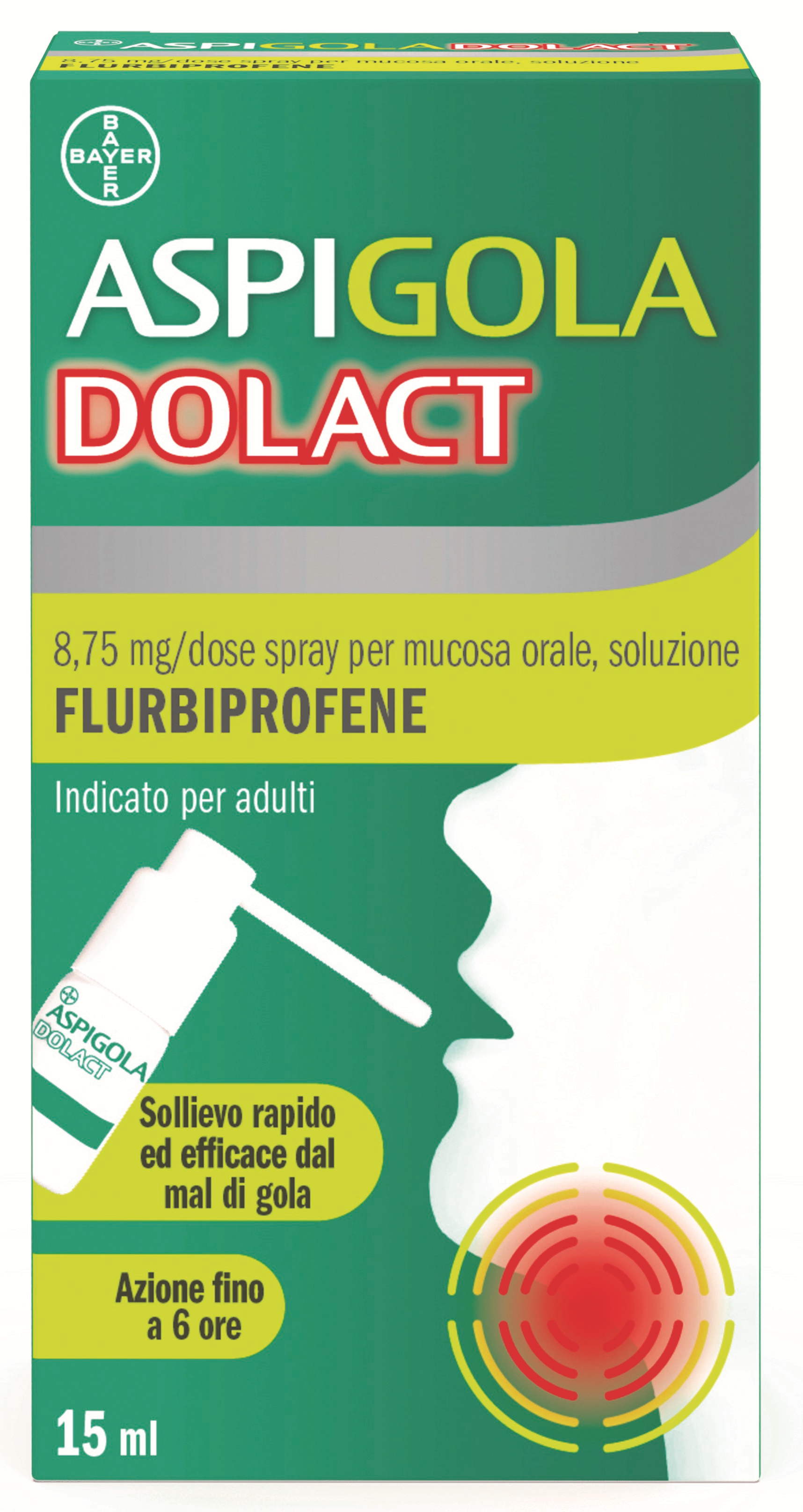 ASPIGOLADOLACT*SPRAY 15ML - Gruppofarmastore.it