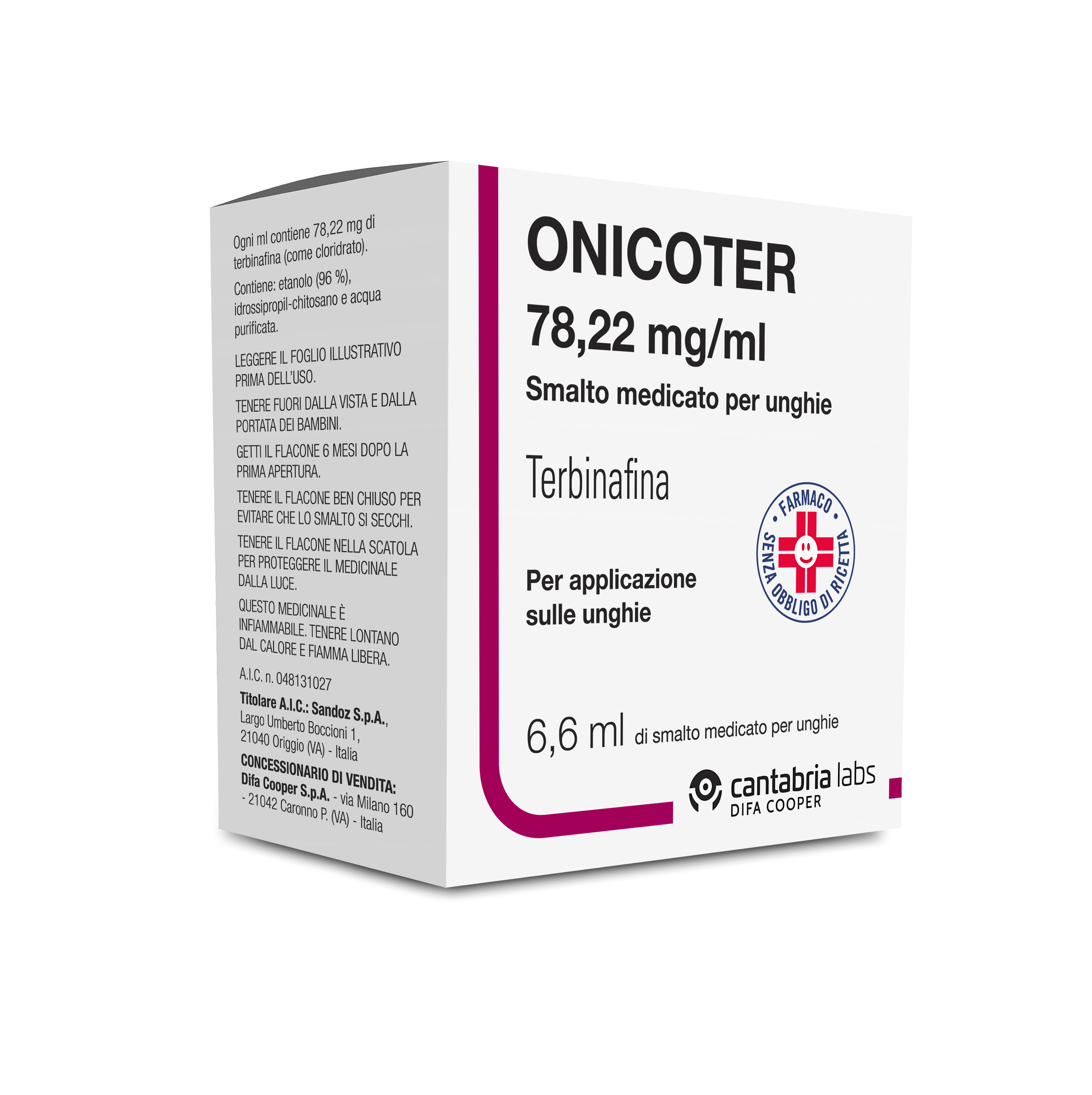 ONICOTER*SMALTO MED 1FL 6,6ML - Gruppofarmastore.it