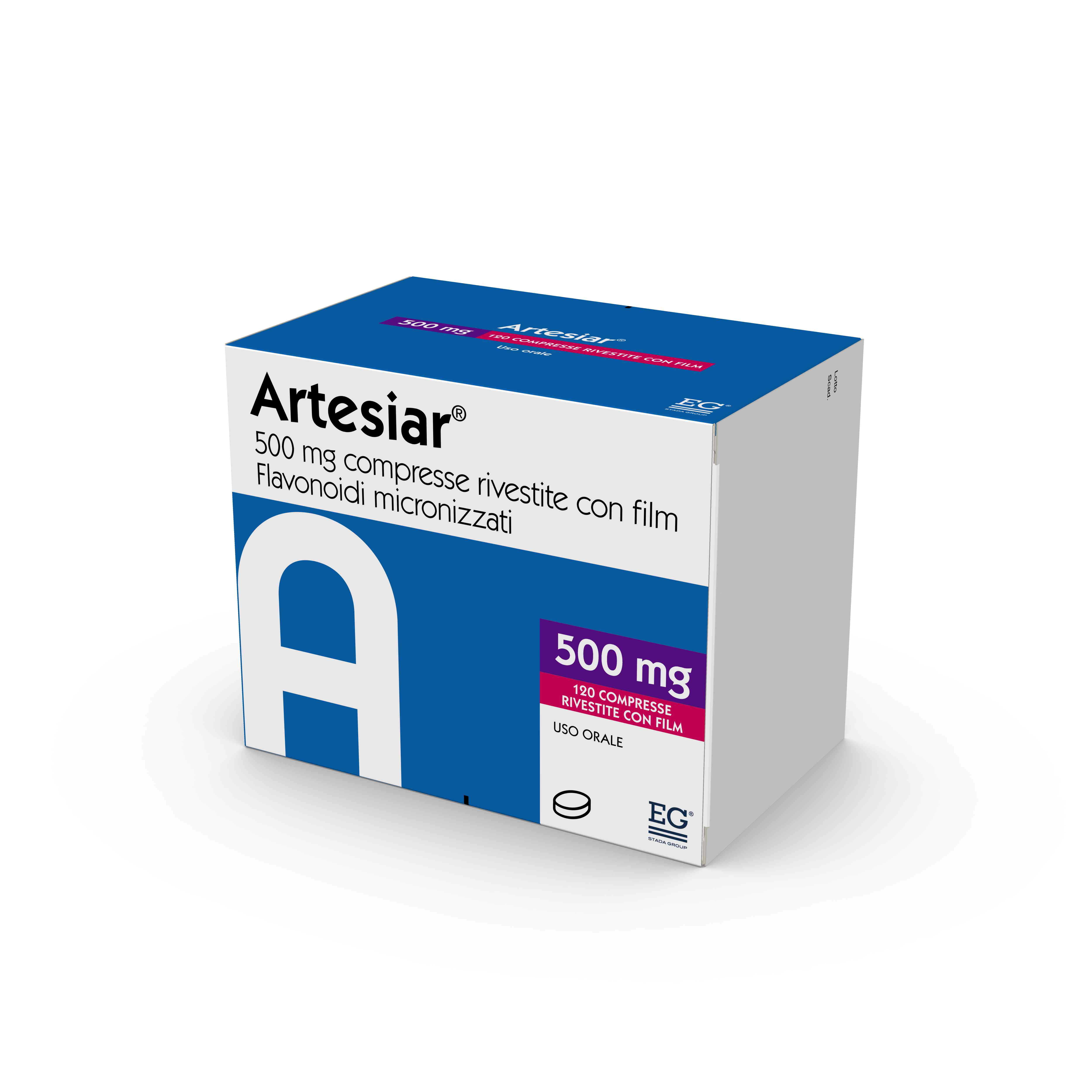 ARTESIAR*120CPR RIV 500MG - Gruppofarmastore.it