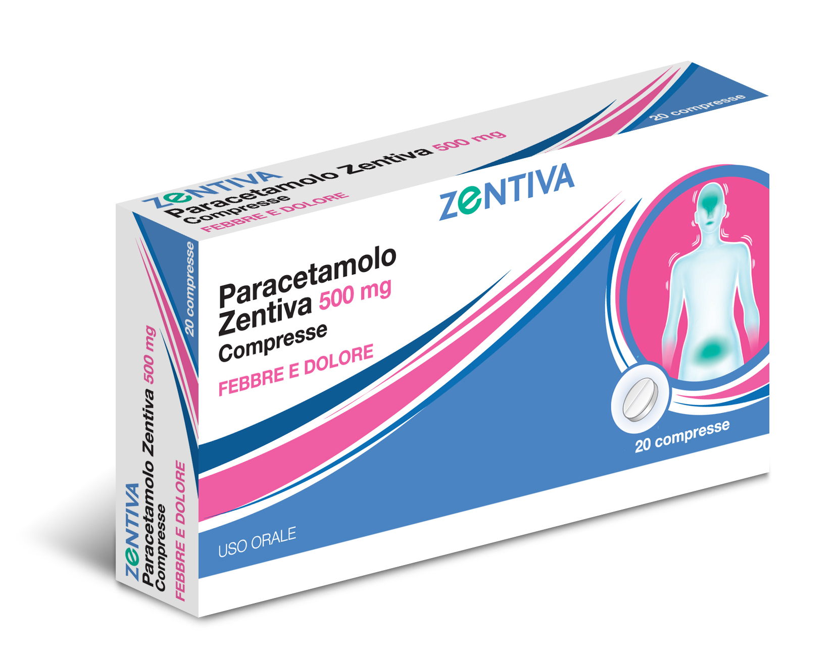 PARACETAMOLO ZEN*20CPR 500MG - Gruppofarmastore.it