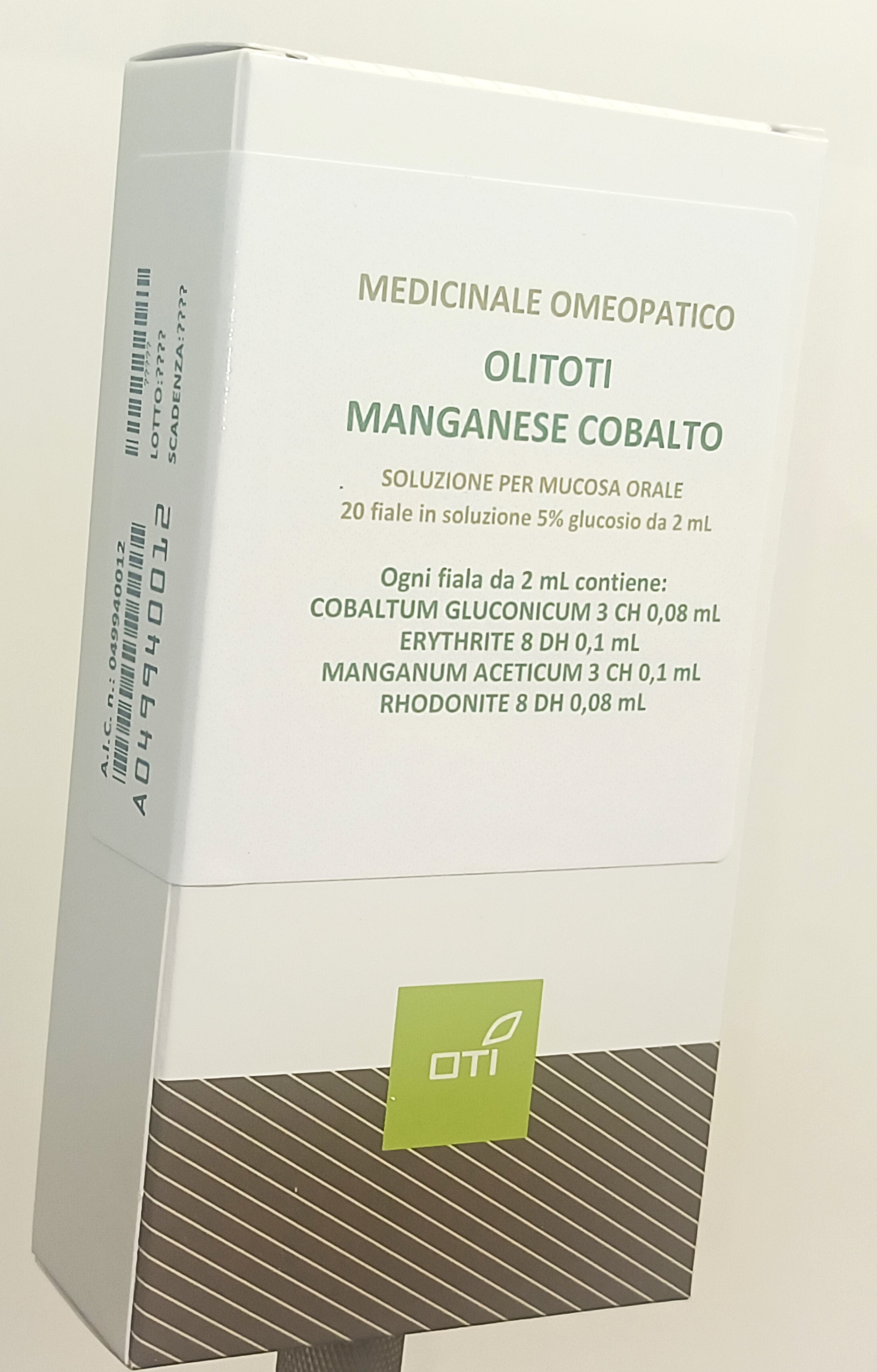 OLITOTI MANGANESE COBAL*OS 20F - Gruppofarmastore.it