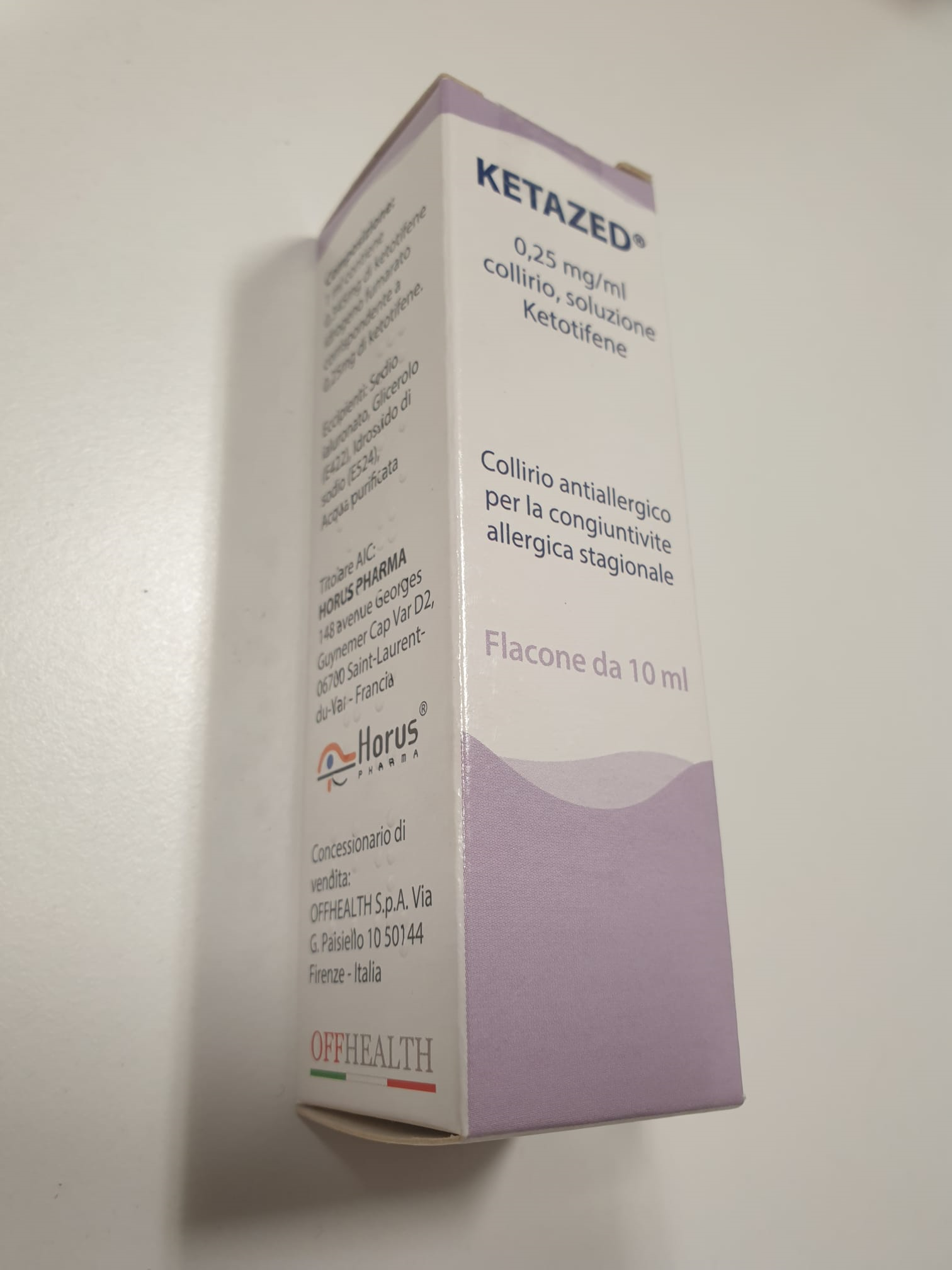 KETAZED*COLL 1FL 10ML0,25MG/ML - Gruppofarmastore.it