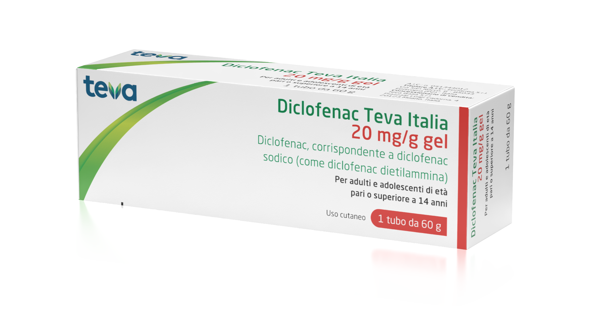 DICLOFENAC TE*GEL 60G 20MG/G - Gruppofarmastore.it