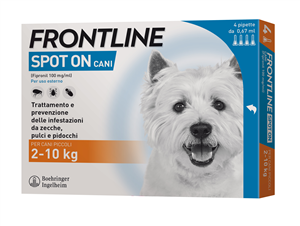 FRONTLINE*4PIP 2-10KG CANI - Gruppofarmastore.it