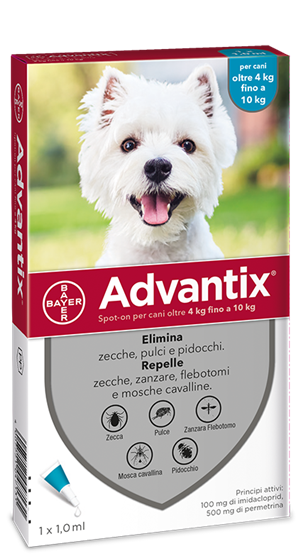 ADVANTIX SPOT ON*1PIP 4-10KG - Gruppofarmastore.it