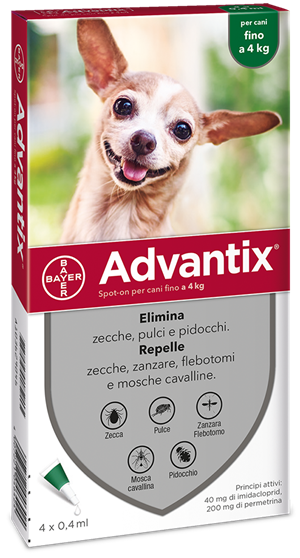 ADVANTIX SPOT ON*4PIP 0-4KG - Gruppofarmastore.it