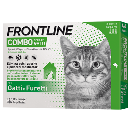 FRONTLINE COMBO*3PIP GATTI/FUR - Gruppofarmastore.it