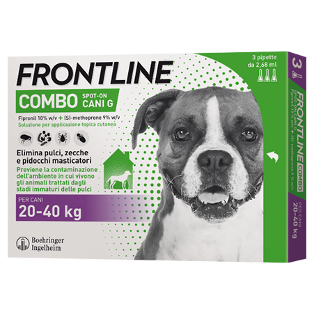 FRONTLINE COMBO*3PIP 20-40KG C - Gruppofarmastore.it