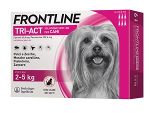 FRONTLINE TRI-ACT*6PIP 2-5KG - Gruppofarmastore.it