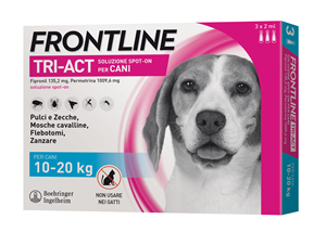 FRONTLINE TRI-ACT*3PIP 10-20KG - Gruppofarmastore.it
