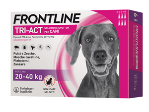 FRONTLINE TRI-ACT*6PIP 20-40KG - Gruppofarmastore.it