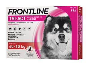 FRONTLINE TRI-ACT*3PIP 40-60KG - Gruppofarmastore.it